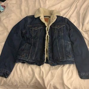 Levi’s Fuzzy Jean Jacket